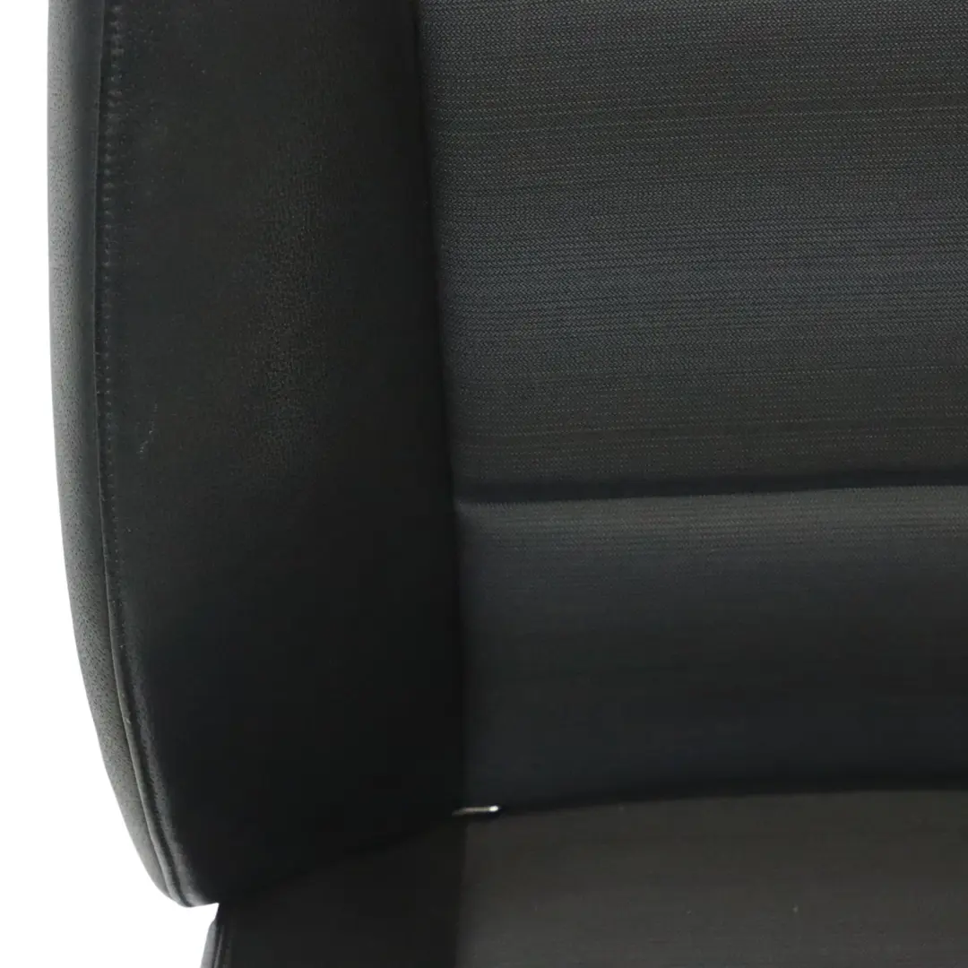 Fotel Przedni Lewy Wnętrze Czarna Skóra / Tkanina Cytrusowa do BMW E90 E91 o numerze 7147691 BMW E90 E91 Fotel Przedni Lewy Wnętrze Czarna Skóra / Tkanina Cytrusowa - SKU 7147691-2 - Numer Części 7147691