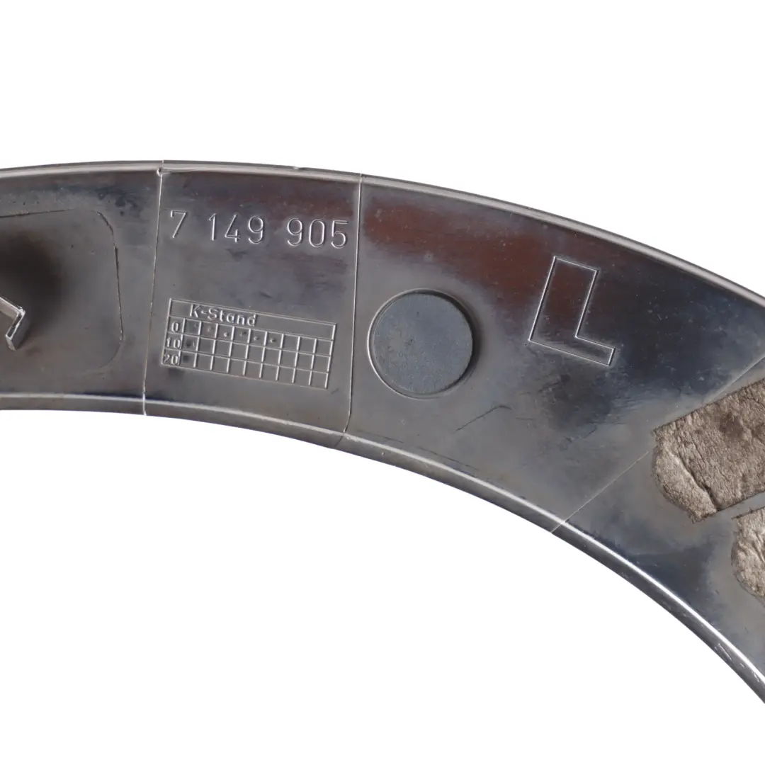 Scheinwerferblendenring Mini R55 R56 R57 LCI Panel Links Chrom für mit Teilenummer 7149905 Scheinwerferblendenring Mini R55 R56 R57 LCI Panel Links Chrom - SKU 7149905 - Teilenummer 7149905