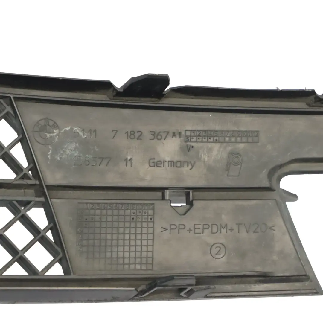 BMW E81 E87 LCI Kratka Zderzaka Przednia Przód - SKU 7182367-1 - Numer Części 7182367