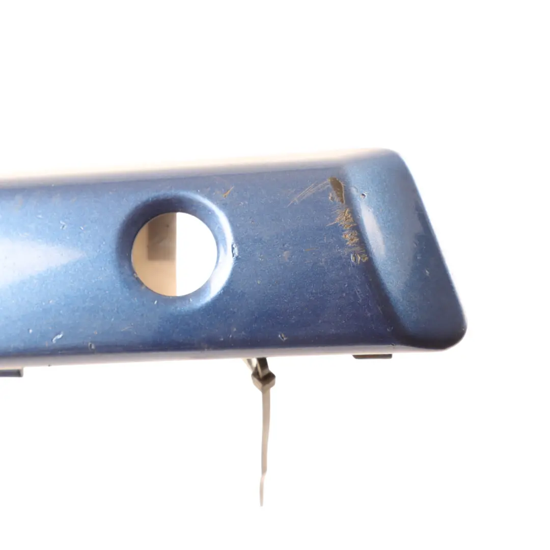 Front Bumper Strip BMW E81 E87 LCI Molding Right O/S Montegoblau Metallic A51 to with Part number 7182372 Front Bumper Strip BMW E81 E87 LCI Molding Right O/S Montegoblau Metallic A51 - SKU 7182372-MTB - Part number 7182372