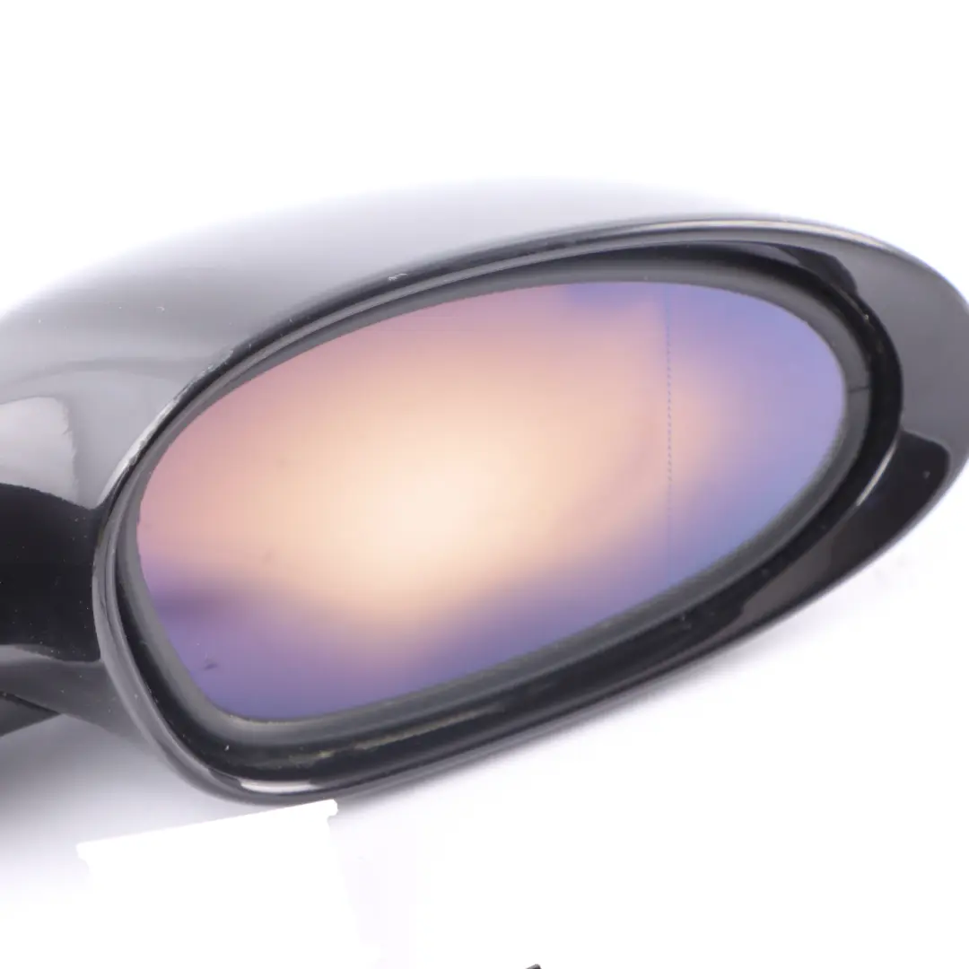 BMW Z4 E85 E86 Wing Mirror Heated Auto Dip Right O/S Ruby Black Metallic - S23 - SKU RHD-7189728-RUB - Part number 7189728