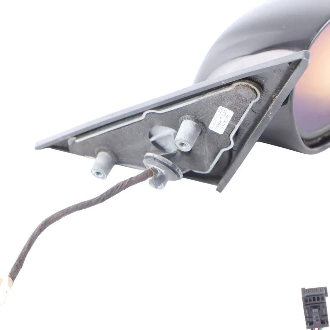 BMW Z4 E85 E86 Wing Mirror Heated Auto Dip Right O/S Ruby Black Metallic - S23 - SKU RHD-7189728-RUB - Part number 7189728