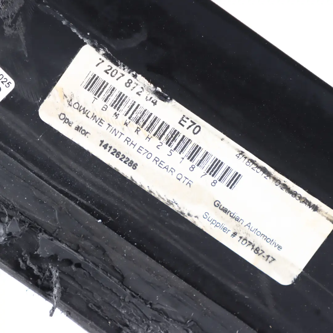 Panneau De Custode Fixe Arrière Droit AS2 pour BMW E70 à propos du numéro de pièce 7207874 BMW E70 Panneau De Custode Fixe Arrière Droit AS2 - SKU 7207874 - Numéro de pièce 7207874