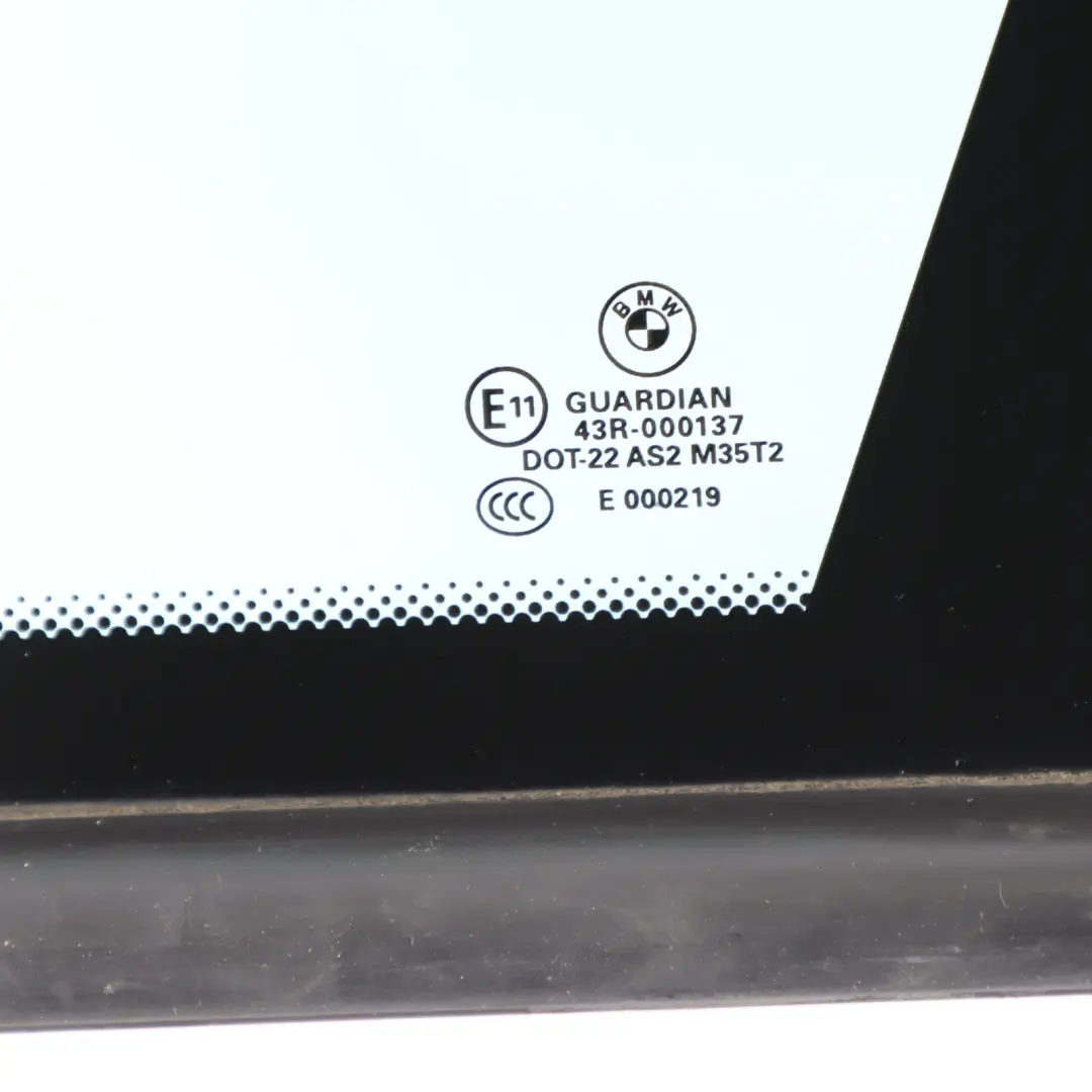 BMW E70 Window Fixed Quarter Glass Panel Rear Right O/S AS2 - SKU 7207874 - Part number 7207874