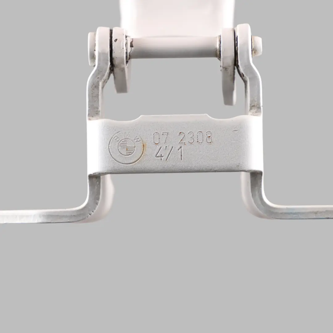 Folding Roof Top Flap Hinge Left N/S Alpinweiss White - 300 to BMW E88 with Part number 7208713 BMW E88 Folding Roof Top Flap Hinge Left N/S Alpinweiss White - 300 - SKU 7208713-AW - Part number 7208713