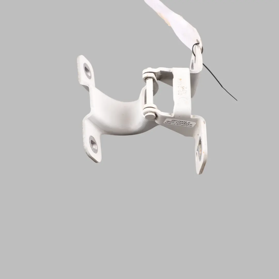 Bisagra Tapa Techo Plegable Derecha Blanco Alpino 300 para BMW E88 con número de pieza 7208714 BMW E88 Bisagra Tapa Techo Plegable Derecha Blanco Alpino 300 - SKU 7208714-AW - Número de pieza 7208714