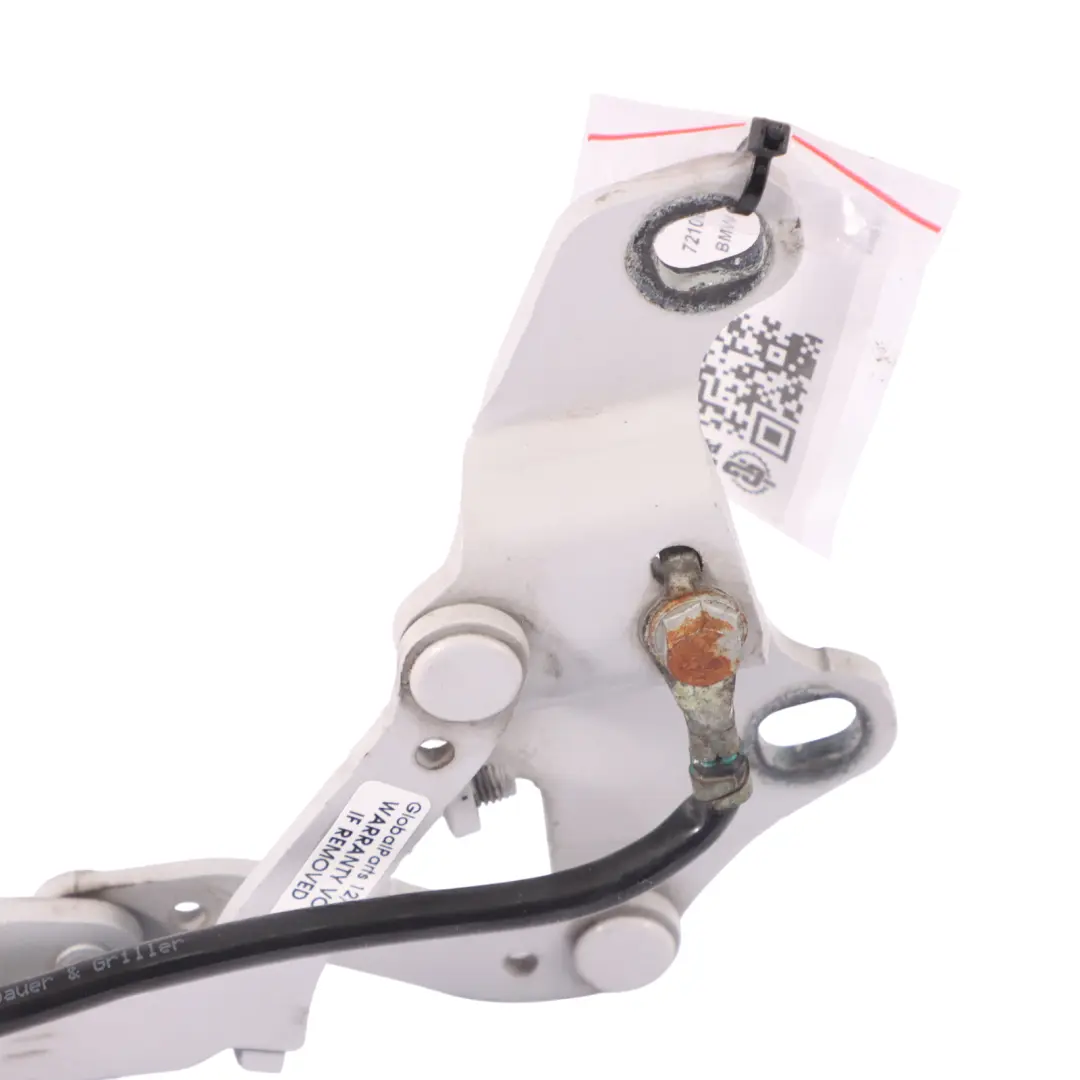 BMW E90 E91 E92 Engine Hood Bonnet Front Left Hinge N/S Titan Silver - 354 - SKU 7210677-TS - Part number 7210677