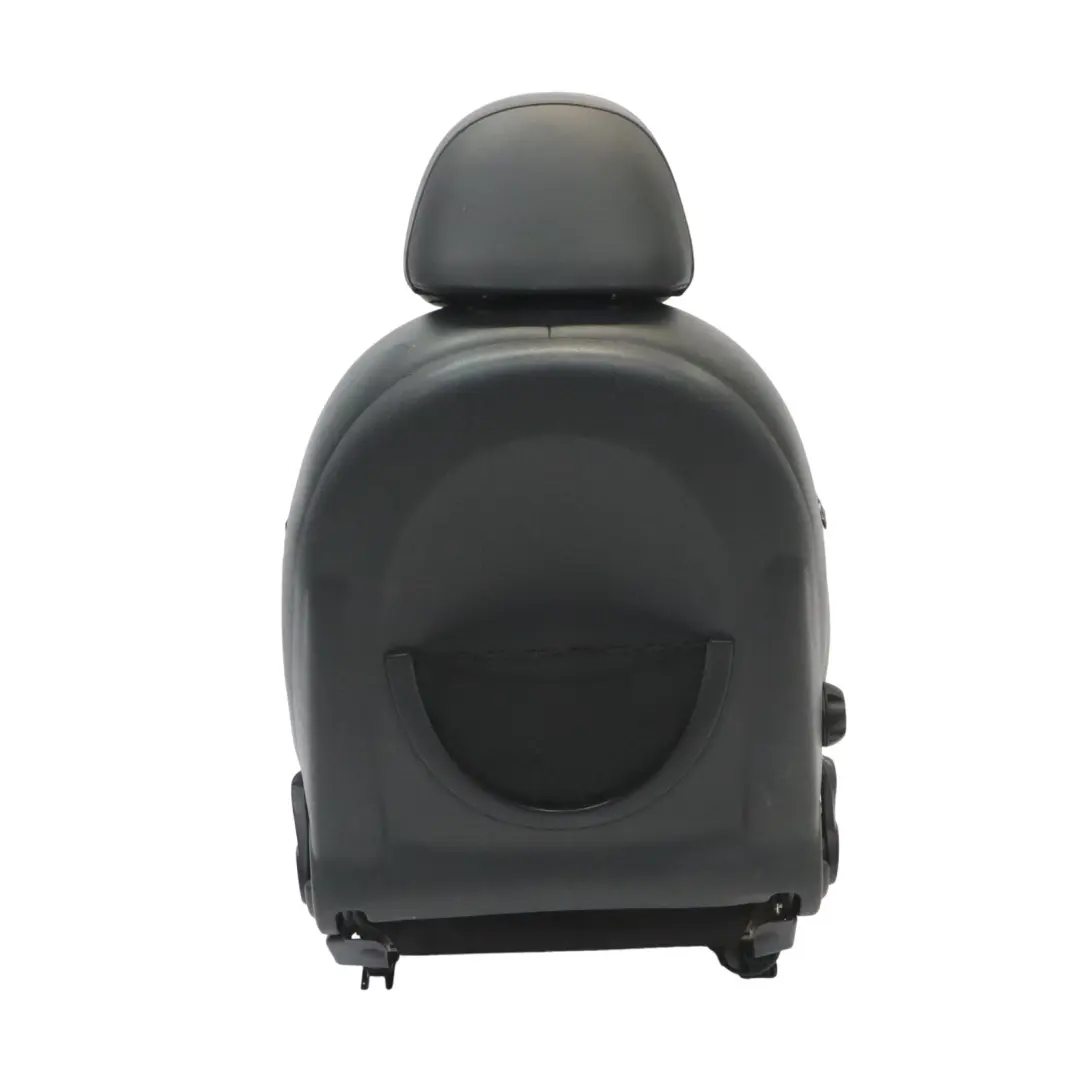Front Left N/S Heated Sidewalk English Leather Panther Black to Mini R52 Seat with Part number 7216909 Mini R52 Seat Front Left N/S Heated Sidewalk English Leather Panther Black - SKU 7216909-1 - Part number 7216909