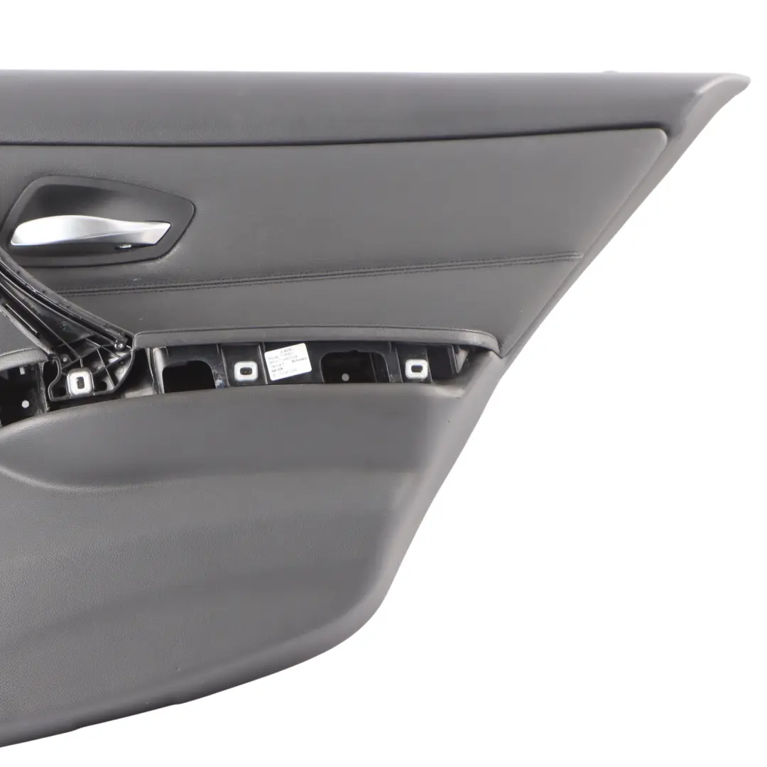 Door Card BMW E90 E91 Rear Right O/S Leather Lining Trim Panel Black to with Part number 7217612 Door Card BMW E90 E91 Rear Right O/S Leather Lining Trim Panel Black - SKU 7217612-1 - Part number 7217612