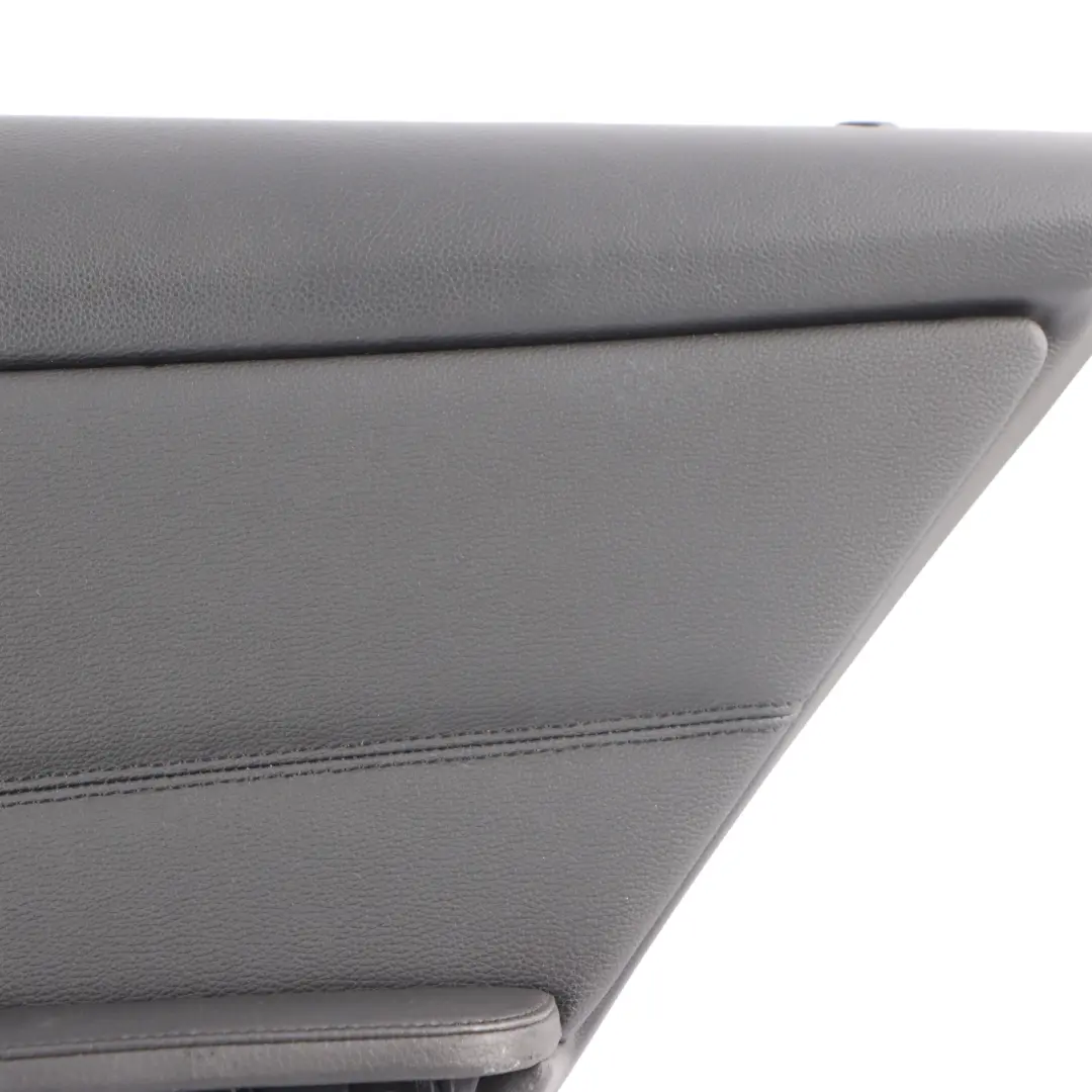  Door Card BMW E90 E91 Rear Right O/S Leather Lining Trim Panel Black - SKU 7217612-1 - Part number 7217612