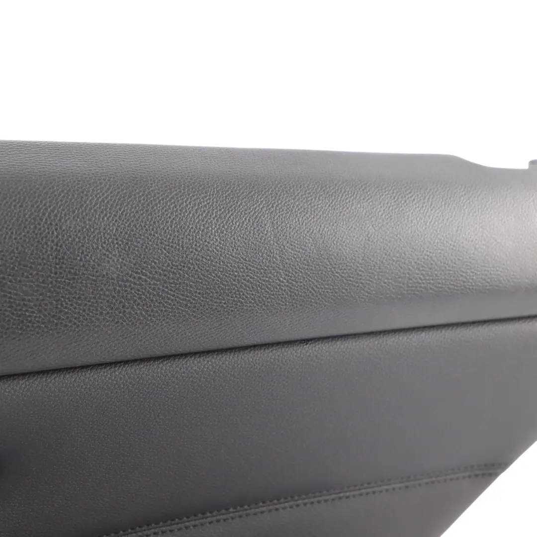  Door Card BMW E90 E91 Rear Right O/S Leather Lining Trim Panel Black - SKU 7217612-1 - Part number 7217612