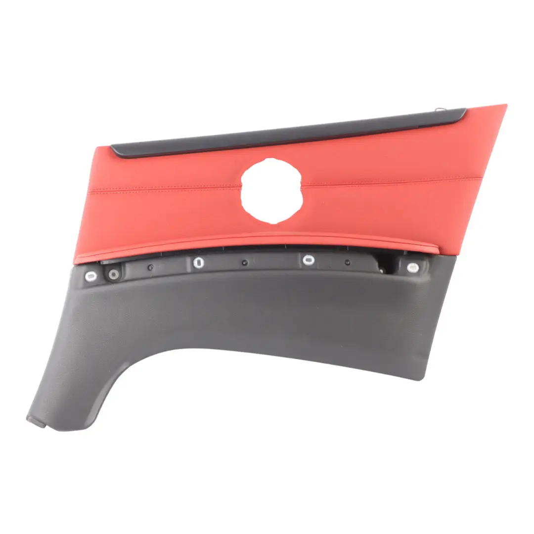 Lateral Trim Panel BMW E93 Cabrio Rear Right O/S Lining Trim Leather Coral Red to with Part number 7218934 Lateral Trim Panel BMW E93 Cabrio Rear Right O/S Lining Trim Leather Coral Red - SKU 7218934 - Part number 7218934