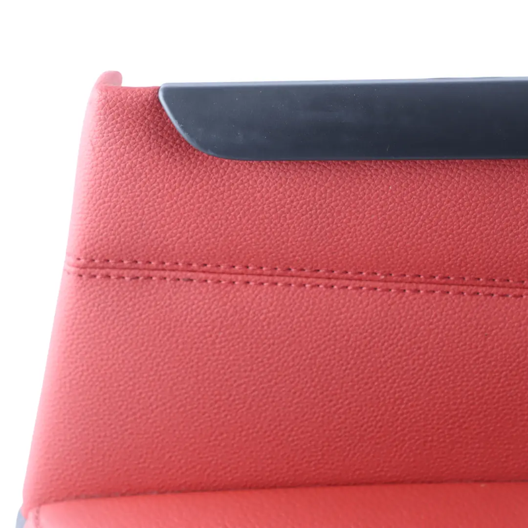 Lateral Trim Panel BMW E93 Cabrio Rear Right O/S Lining Trim Leather Coral Red to with Part number 7218934 Lateral Trim Panel BMW E93 Cabrio Rear Right O/S Lining Trim Leather Coral Red - SKU 7218934 - Part number 7218934