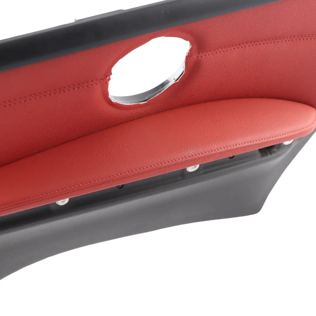 Lateral Trim Panel BMW E93 Cabrio Rear Right O/S Lining Trim Leather Coral Red to with Part number 7218934 Lateral Trim Panel BMW E93 Cabrio Rear Right O/S Lining Trim Leather Coral Red - SKU 7218934 - Part number 7218934