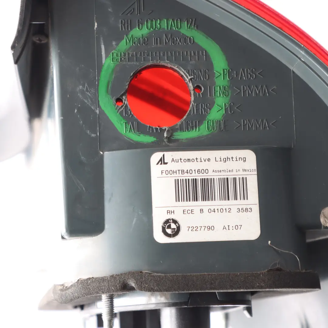 Light BMW X5 E70 Lamp LED Retrofit Trim In The Side Panel Right O/S to Rear with Part number 7227790 Rear Light BMW X5 E70 Lamp LED Retrofit Trim In The Side Panel Right O/S - SKU 7227790-2 - Part number 7227790