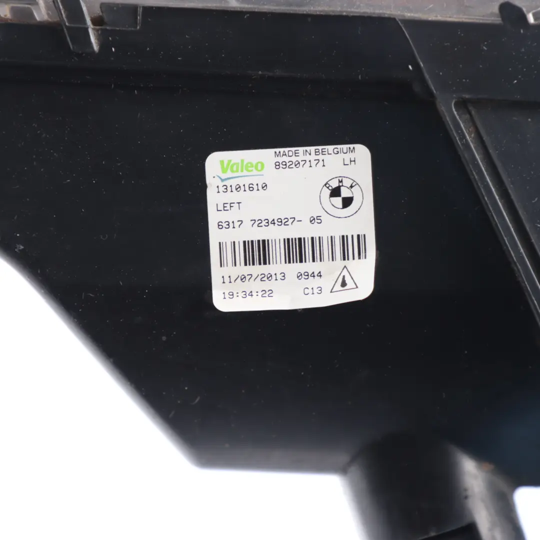 BMW F06 F12 F13 Parachoques Delantero Luz Antiniebla LED Izquierda - SKU 7234927 - Número de pieza 7234927