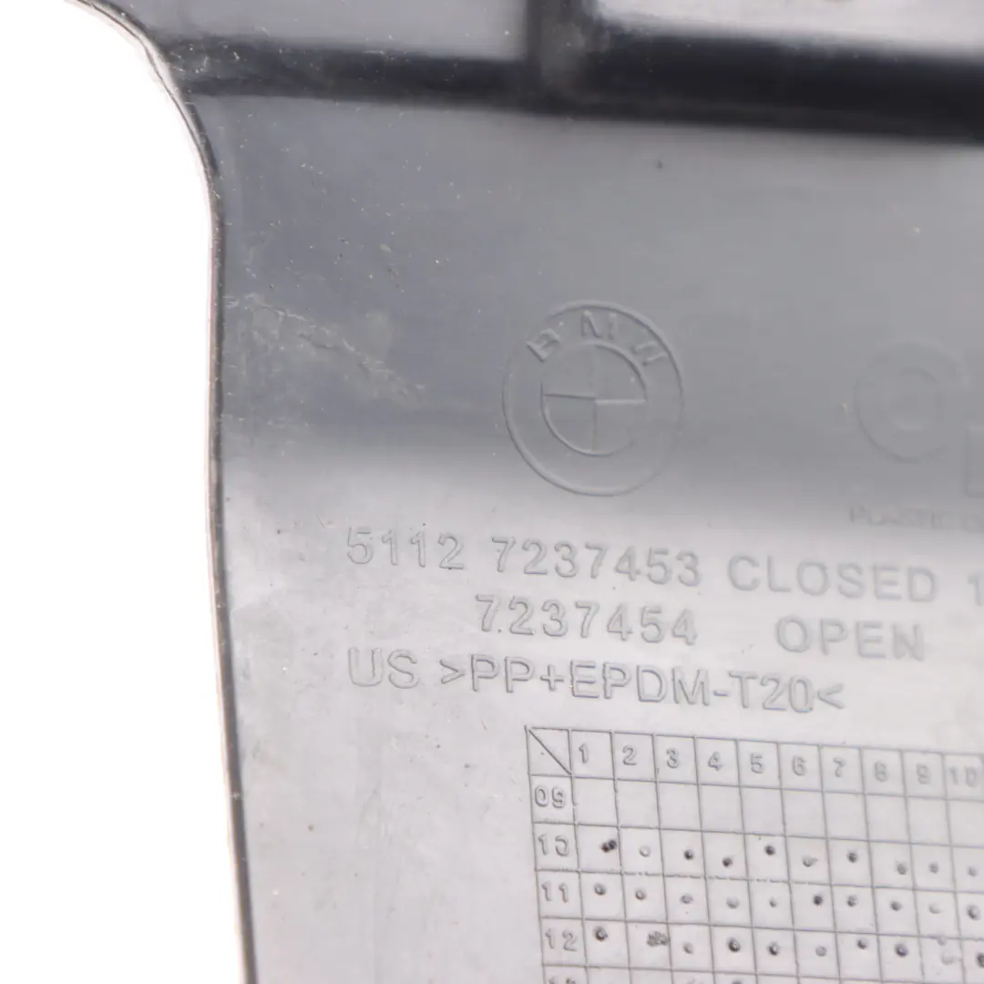 Bumper Rear Trim Panel Covering Bottom Black to BMW X3 F25 with Part number 7237453 BMW X3 F25 Bumper Rear Trim Panel Covering Bottom Black - SKU 7237453-1 - Part number 7237453