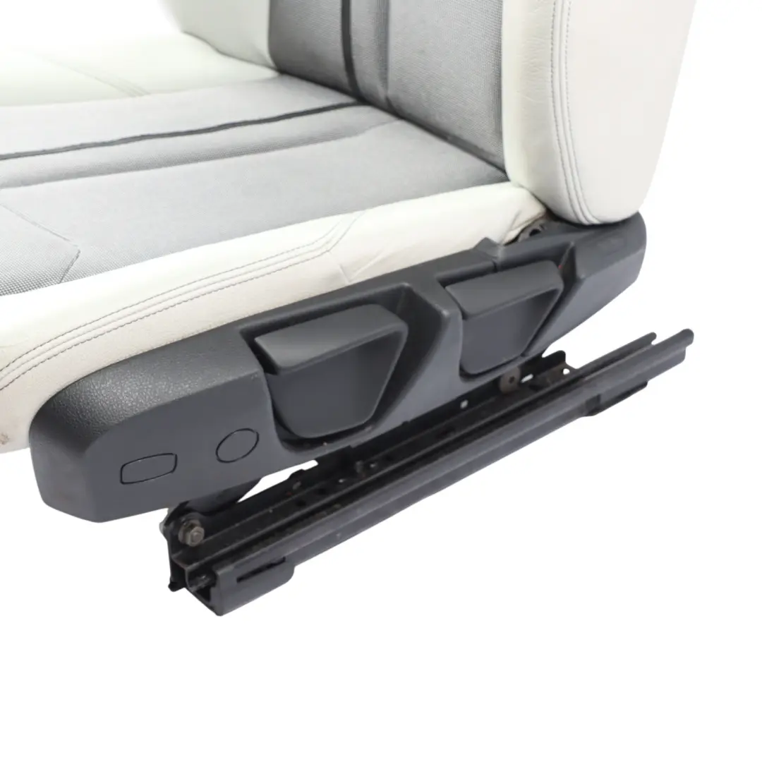 BMW F20 Seat Front Left N/S Interior Cloth Fabric Leather Metro Silver Grey - SKU 7295107-1 - Part number 7295107