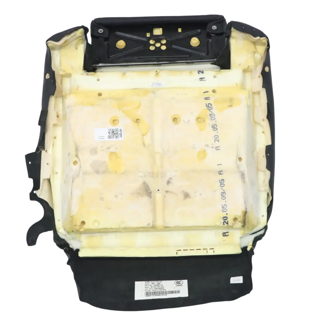  Funda Asiento Delantero BMW E60 E61 Sport Izquierdo Derecho Cuero Dakota Negro - SKU 7249491-6 - Número de pieza 7249491