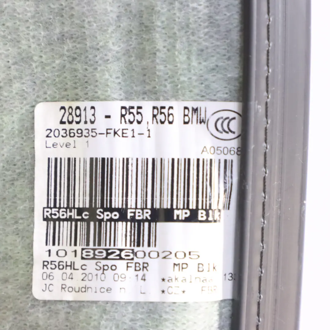 Sitz Rückenlehne Vorne Rechts Leder Gravity Schwarz für Mini R56 Sport mit Teilenummer 7255582 Mini R56 Sport Sitz Rückenlehne Vorne Rechts Leder Gravity Schwarz - SKU 7255582 - Teilenummer 7255582