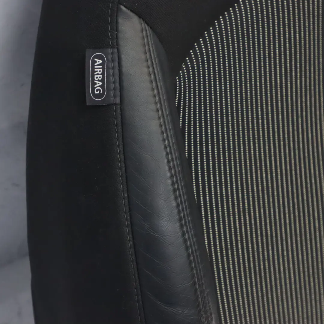 Mini R56 Sport Seat Backrest Front Right O/S Leather Gravity Black - SKU 7255582 - Part number 7255582