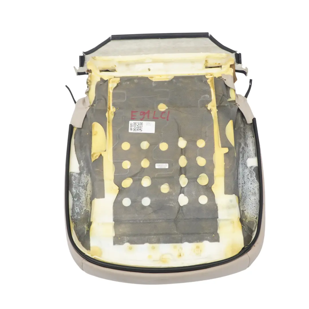 Sedile Anteriore Sinistro Destro Rivestimento Pelle Oyster per BMW 3 E90 E91 LCI con numero di parte 7257551 BMW 3 E90 E91 LCI Sedile Anteriore Sinistro Destro Rivestimento Pelle Oyster - SKU 7257551-1 - Numero di parte 7257551