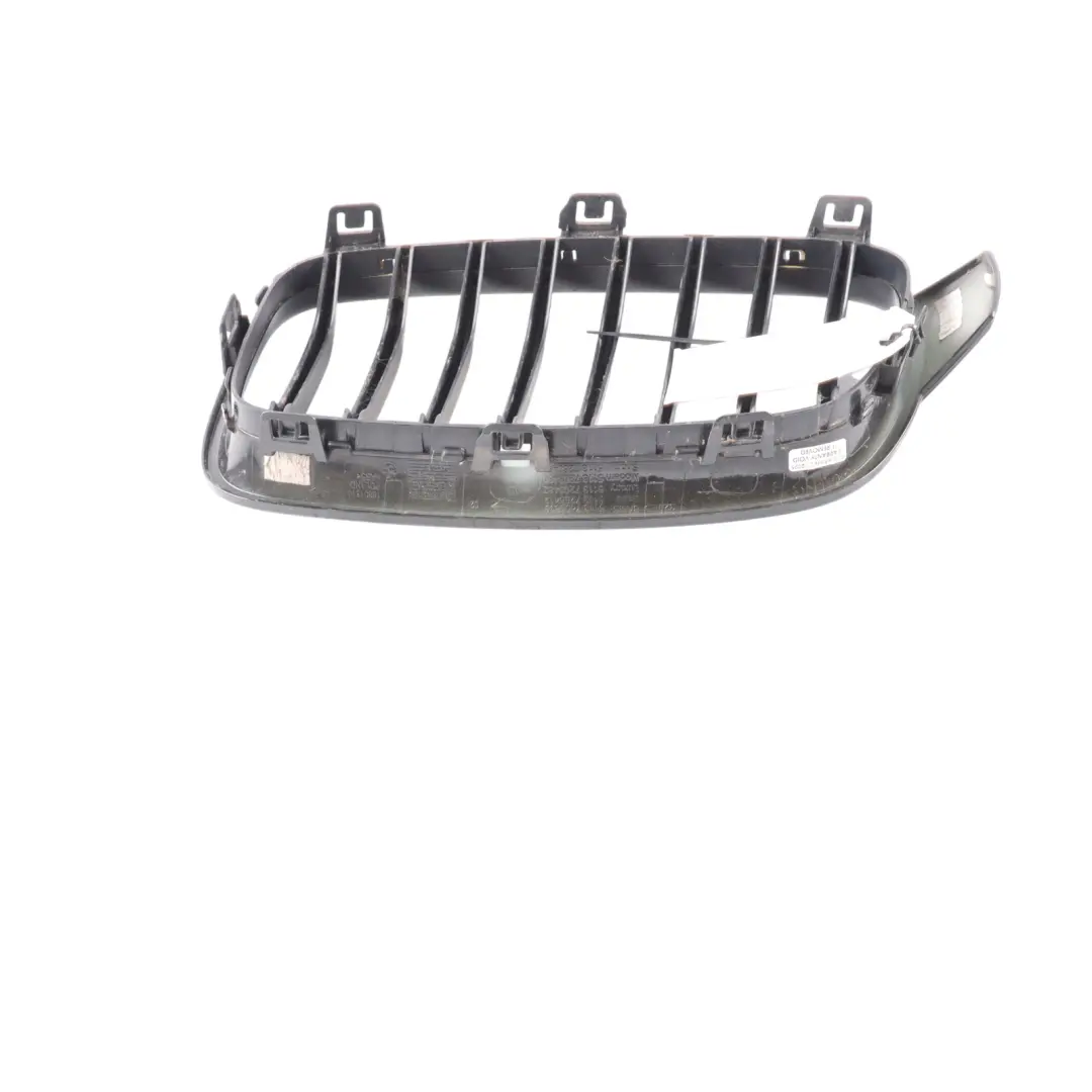 Front Bumper Grille Sport Frame Right O/S Kidney Cover to BMW F30 F31 with Part number 7260498 BMW F30 F31 Front Bumper Grille Sport Frame Right O/S Kidney Cover - SKU 7260498-2 - Part number 7260498