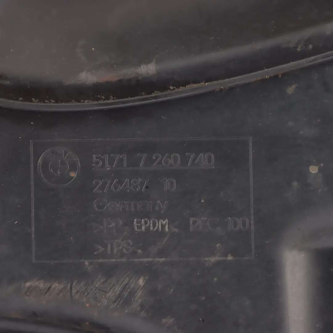 BMW F30 F31 Abdeckung Radkasten Gehäuse unten rechts - SKU 7260740 - Teilenummer 7260740
