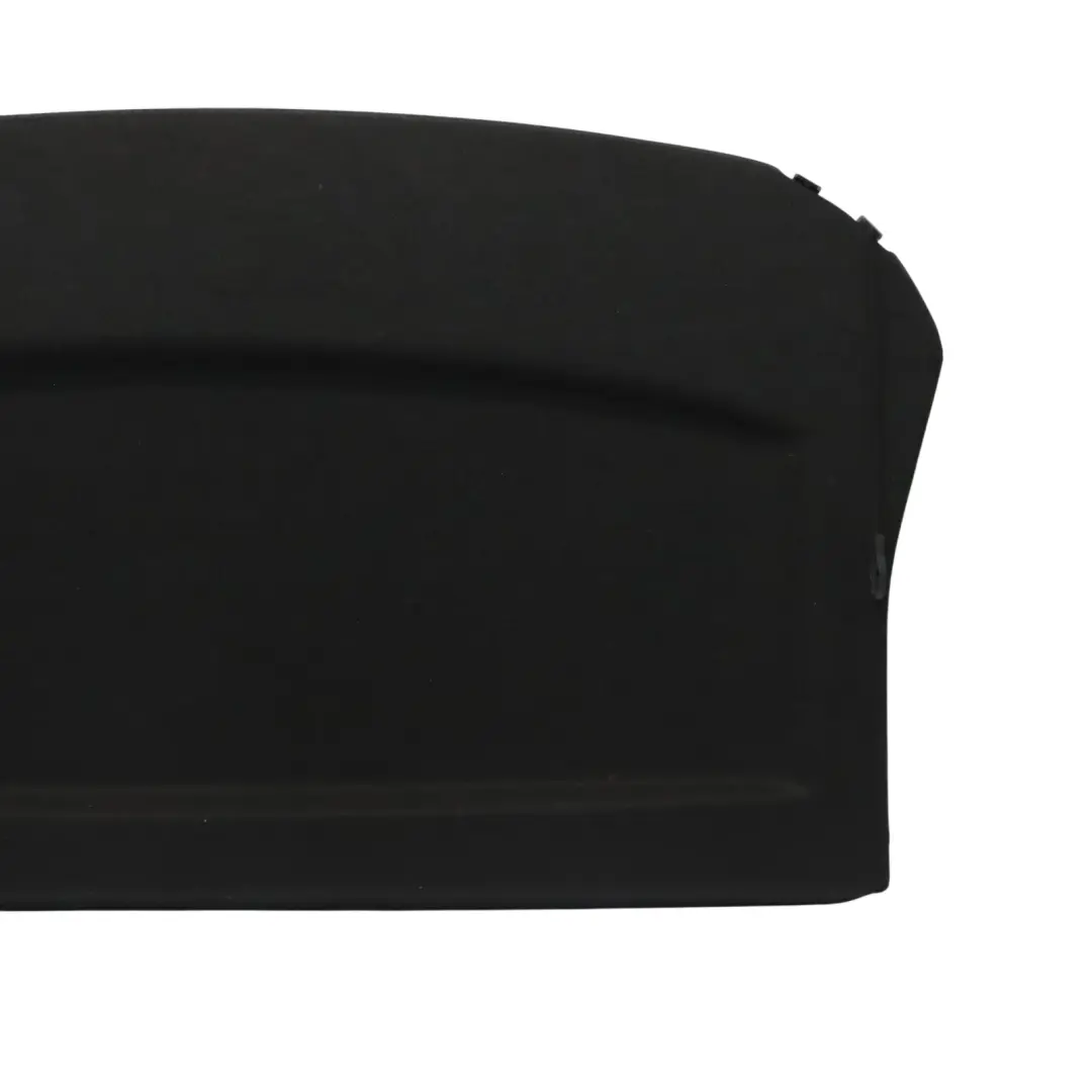 Window Shelf BMW F20 F21 Parcel Load Cover Schwarz Black to Rear with Part number 7271849 Rear Window Shelf BMW F20 F21 Parcel Load Cover Schwarz Black - SKU 7271849-3 - Part number 7271849