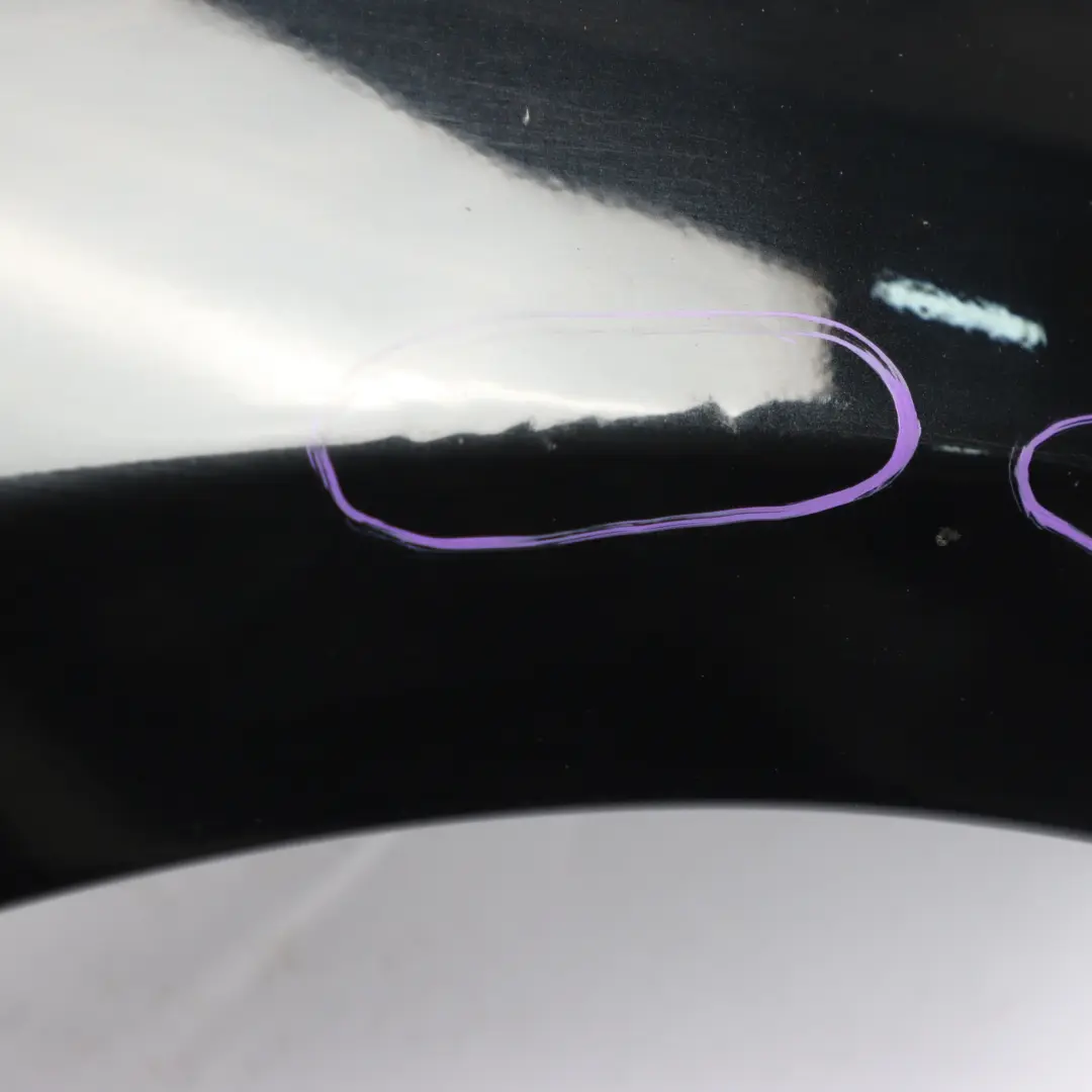 BMW F20 F21 F22 Side Panel Wing Fender Front Right O/S Black Sapphire - 475 - SKU 7284646-BS - Part number 7284646