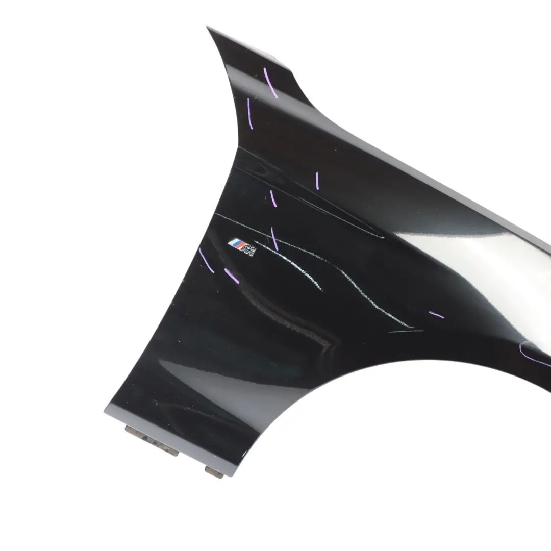 Side Panel Wing Fender Front Right O/S Black Sapphire - 475 to BMW F20 F21 F22 with Part number 7284646 BMW F20 F21 F22 Side Panel Wing Fender Front Right O/S Black Sapphire - 475 - SKU 7284646-BS - Part number 7284646
