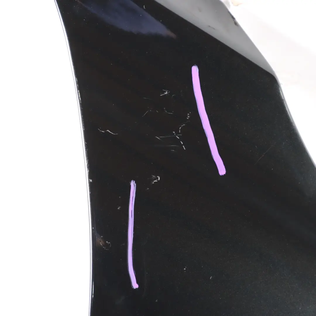 BMW F20 F21 F22 Side Panel Wing Fender Front Right O/S Black Sapphire - 475 - SKU 7284646-BS - Part number 7284646