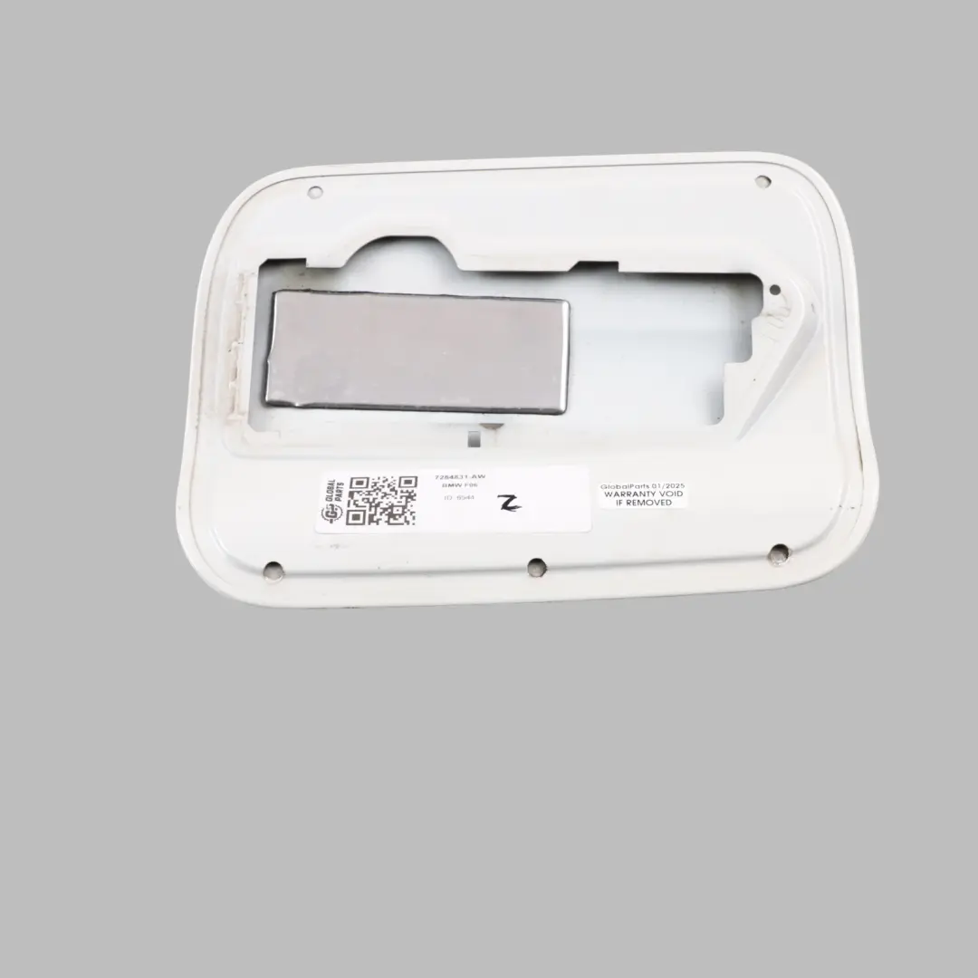 Filler Flap Cover Cap Trim Panel Alpinweiss White - 300 to BMW F06 Fuel with Part number 7284831 BMW F06 Fuel Filler Flap Cover Cap Trim Panel Alpinweiss White - 300 - SKU 7284831-AW - Part number 7284831