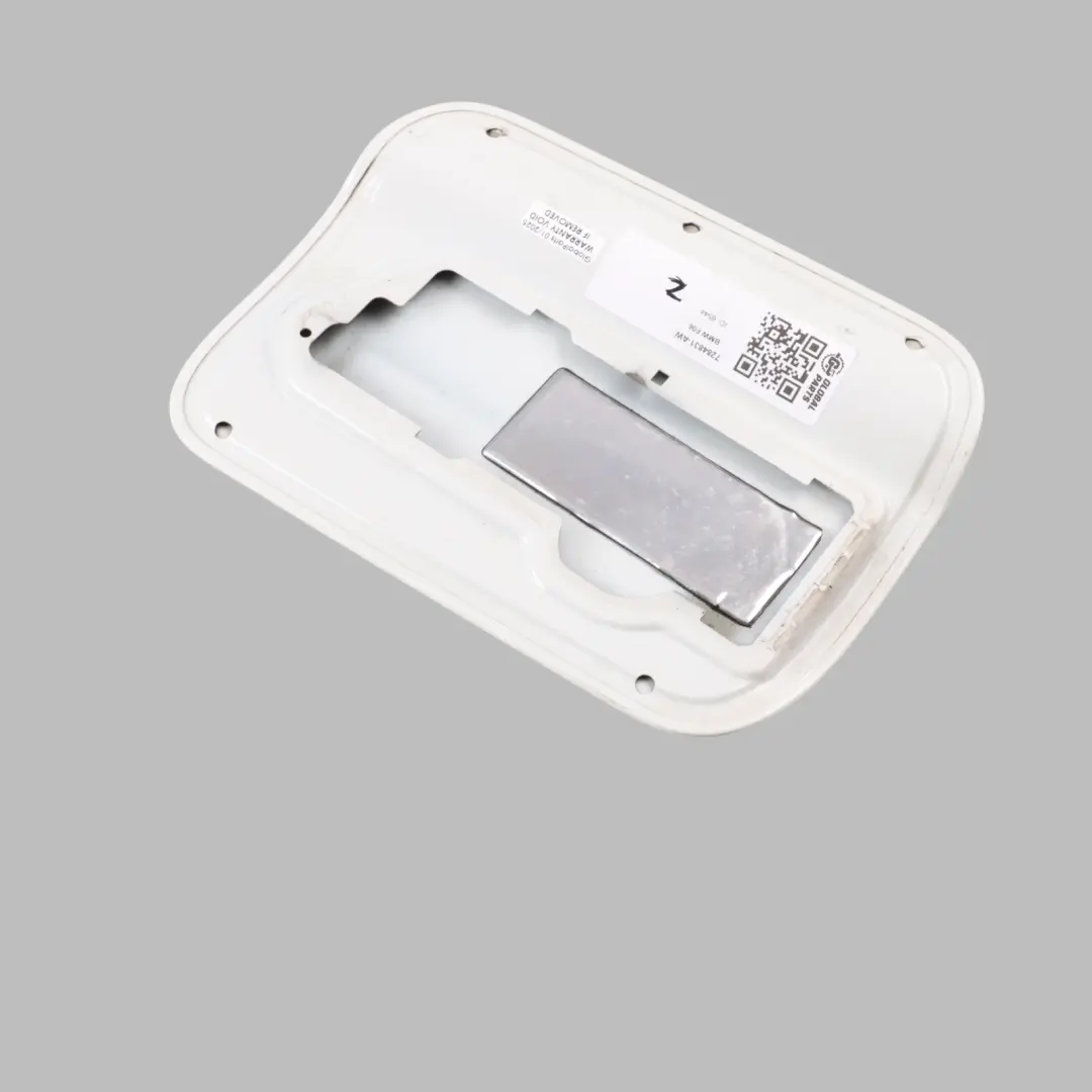 BMW F06 Tapón Tapa Depósito Combustible Recorte Alpinweiss Blanco - 300 - SKU 7284831-AW - Número de pieza 7284831