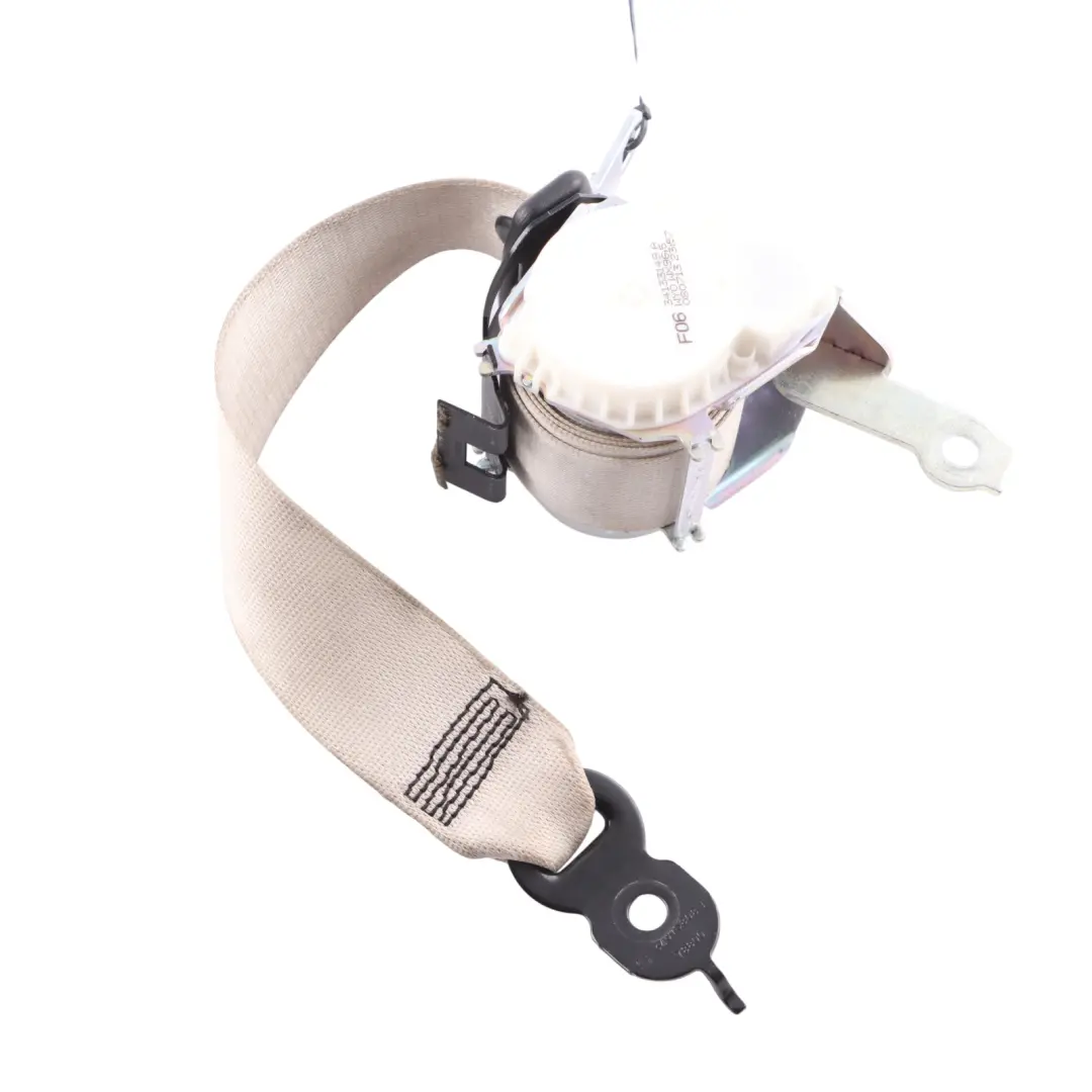 Belt BMW F06 F10 Rear Upper Seatbelt Elfenbein Left Right N/O/S to Seat with Part number 7289349 Seat Belt BMW F06 F10 Rear Upper Seatbelt Elfenbein Left Right N/O/S - SKU 7289349 - Part number 7289349