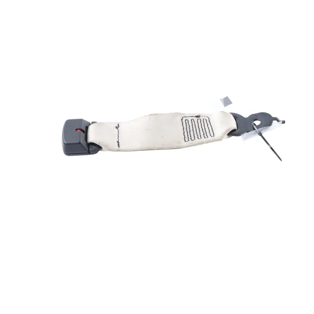Seat Belt BMW F06 F10 Rear Centre Middle Seatbelt Buckle Elfenbeinweiss - SKU 7290009 - Part number 7290009