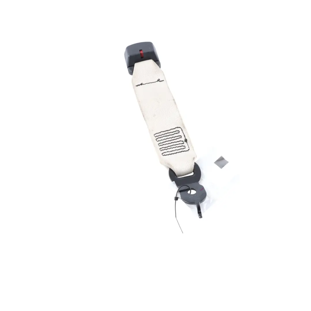 Belt BMW F06 F10 Rear Centre Middle Seatbelt Buckle Elfenbeinweiss to Seat with Part number 7290009 Seat Belt BMW F06 F10 Rear Centre Middle Seatbelt Buckle Elfenbeinweiss - SKU 7290009 - Part number 7290009