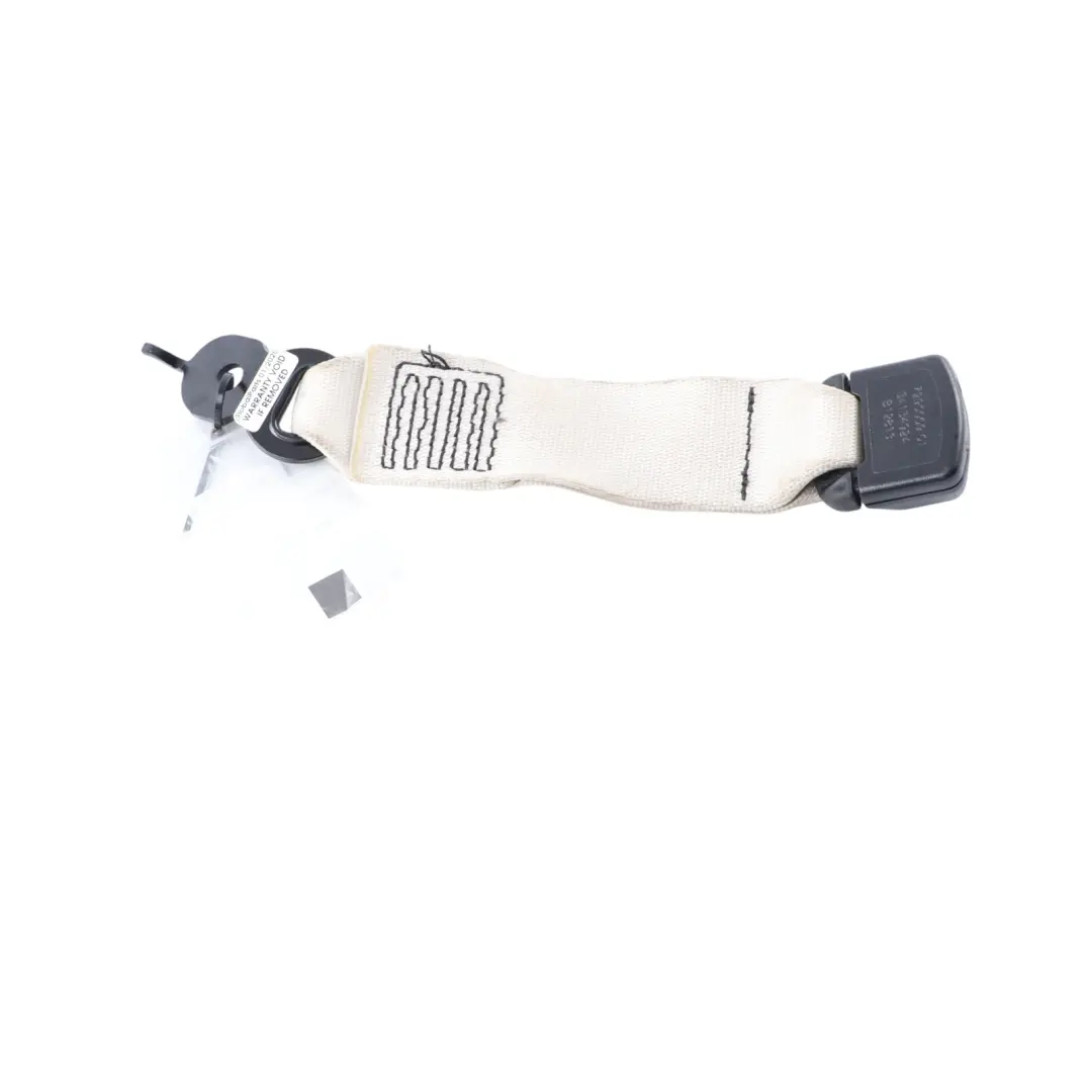 Seat Belt BMW F06 F10 Rear Centre Middle Seatbelt Buckle Elfenbeinweiss - SKU 7290009 - Part number 7290009