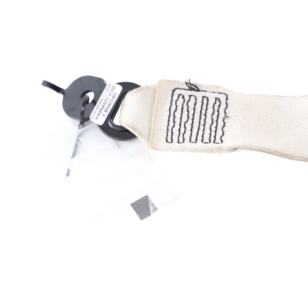 Seat Belt BMW F06 F10 Rear Centre Middle Seatbelt Buckle Elfenbeinweiss - SKU 7290009 - Part number 7290009
