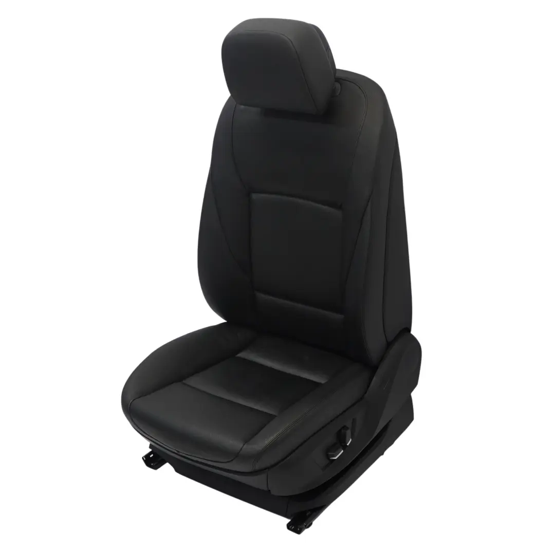 Front Seat Interior Heated Left N/S Leather Dakota Black to BMW F01 F02 with Part number 7292724 BMW F01 F02 Front Seat Interior Heated Left N/S Leather Dakota Black - SKU 7292724-5 - Part number 7292724