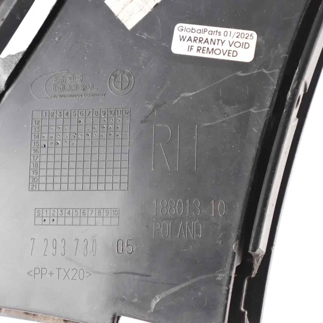 Radiator Air Duct Side Inner Right O/S to BMW F34 GT with Part number 7293730 BMW F34 GT Radiator Air Duct Side Inner Right O/S - SKU 7293730 - Part number 7293730