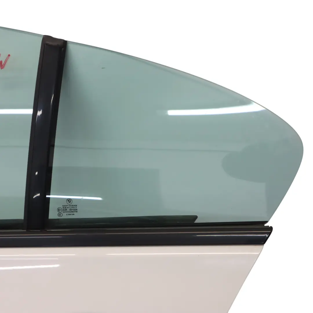 Door Rear Left N/S Alpinweiss Alpine White 3 - 300 to BMW F06 with Part number 7294993 BMW F06 Door Rear Left N/S Alpinweiss Alpine White 3 - 300 - SKU 7294993-AW - Part number 7294993