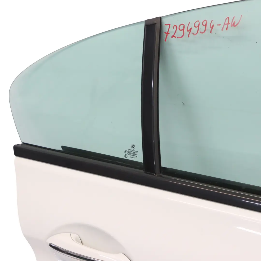BMW F06 Door Rear Right O/S Alpinweiss Alpine White 3 - 300 - SKU 7294994-AW - Part number 7294994