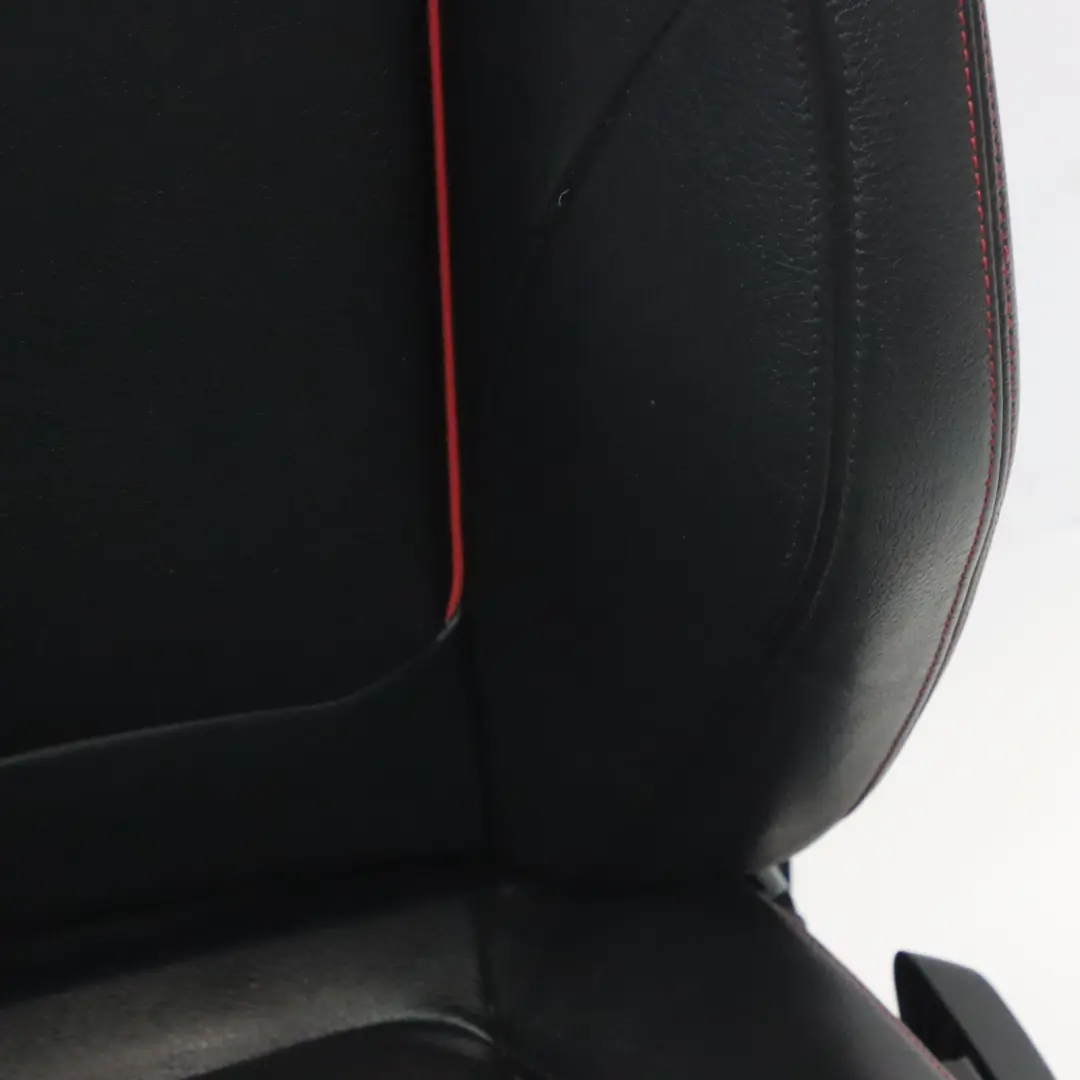 Fotel Sport Lewy Przód Grzany Skóra Dakota Czarna Czerwony Akcent do BMW F20 o numerze 7295143 BMW F20 Fotel Sport Lewy Przód Grzany Skóra Dakota Czarna Czerwony Akcent - SKU 7295143-3 - Numer Części 7295143