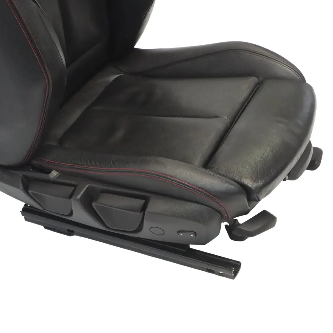Delantero Derecho Calefactado Cuero Dakota Negro Con Rojo para BMW F20 Sport Seat con número de pieza 7295144 BMW F20 Sport Seat Delantero Derecho Calefactado Cuero Dakota Negro Con Rojo - SKU 7295144-4 - Número de pieza 7295144