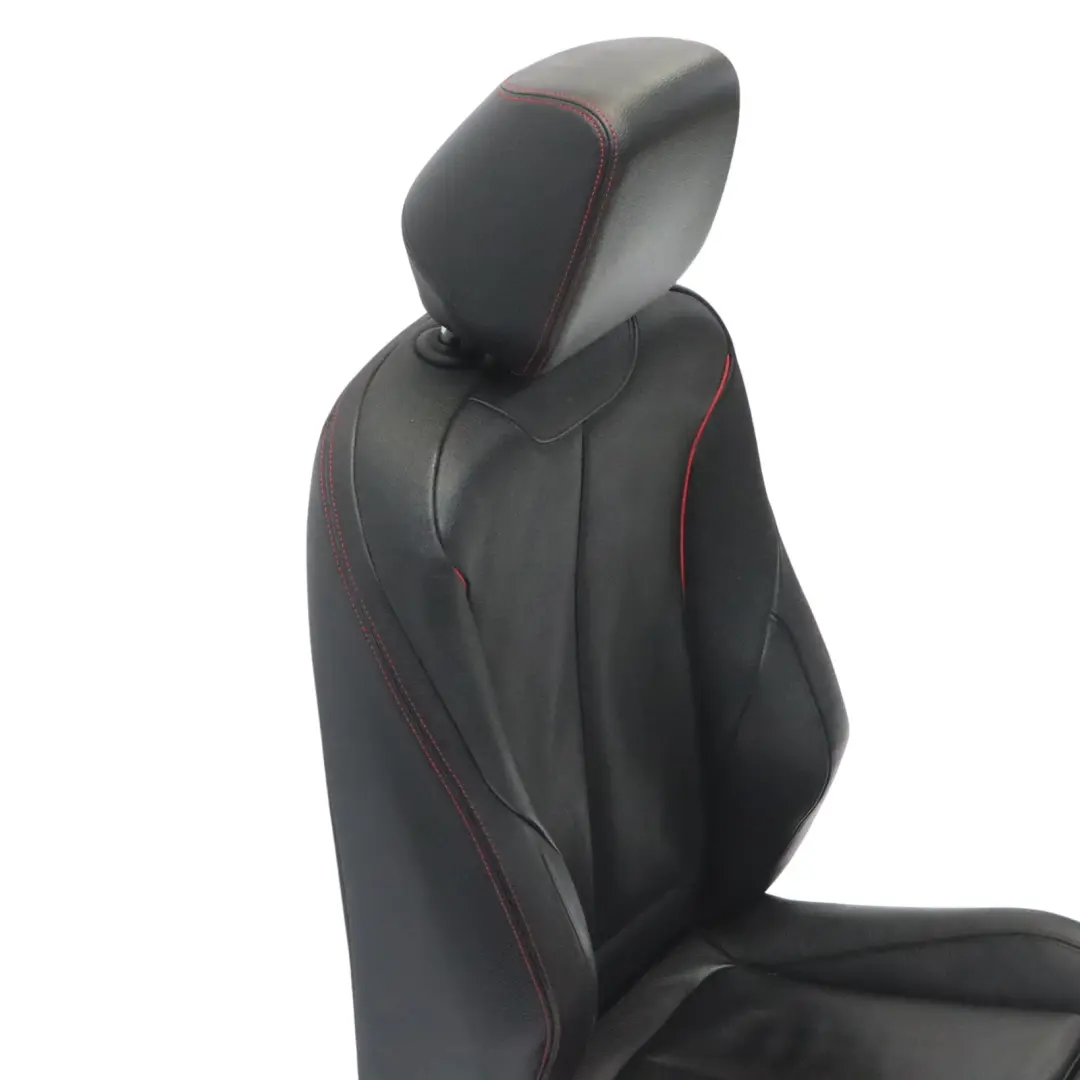 BMW F20 Sport Seat Delantero Derecho Calefactado Cuero Dakota Negro Con Rojo - SKU 7295144-4 - Número de pieza 7295144