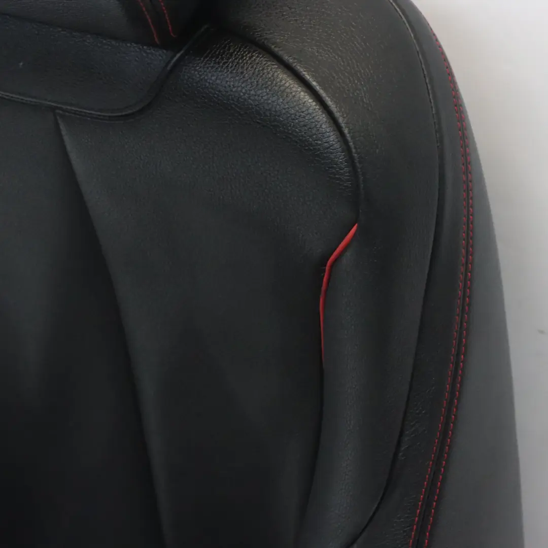 BMW F20 Sport Seat Front Right O/S Heated Leather Dakota Black With Red Accent - SKU 7295144-4 - Part number 7295144
