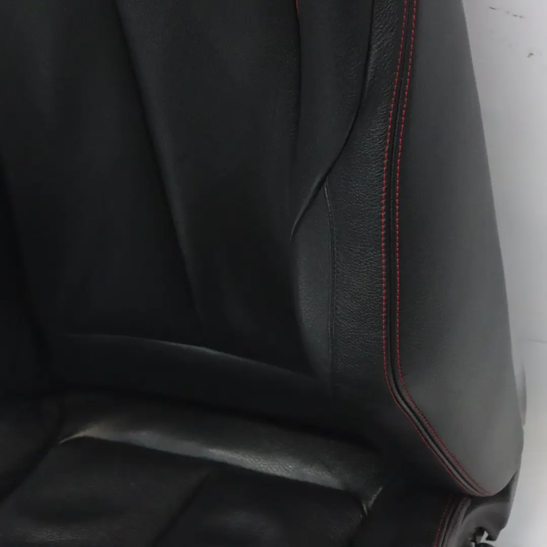 Delantero Derecho Calefactado Cuero Dakota Negro Con Rojo para BMW F20 Sport Seat con número de pieza 7295144 BMW F20 Sport Seat Delantero Derecho Calefactado Cuero Dakota Negro Con Rojo - SKU 7295144-4 - Número de pieza 7295144