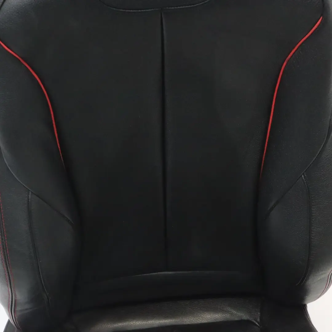 BMW F20 Sport Seat Delantero Derecho Calefactado Cuero Dakota Negro Con Rojo - SKU 7295144-4 - Número de pieza 7295144