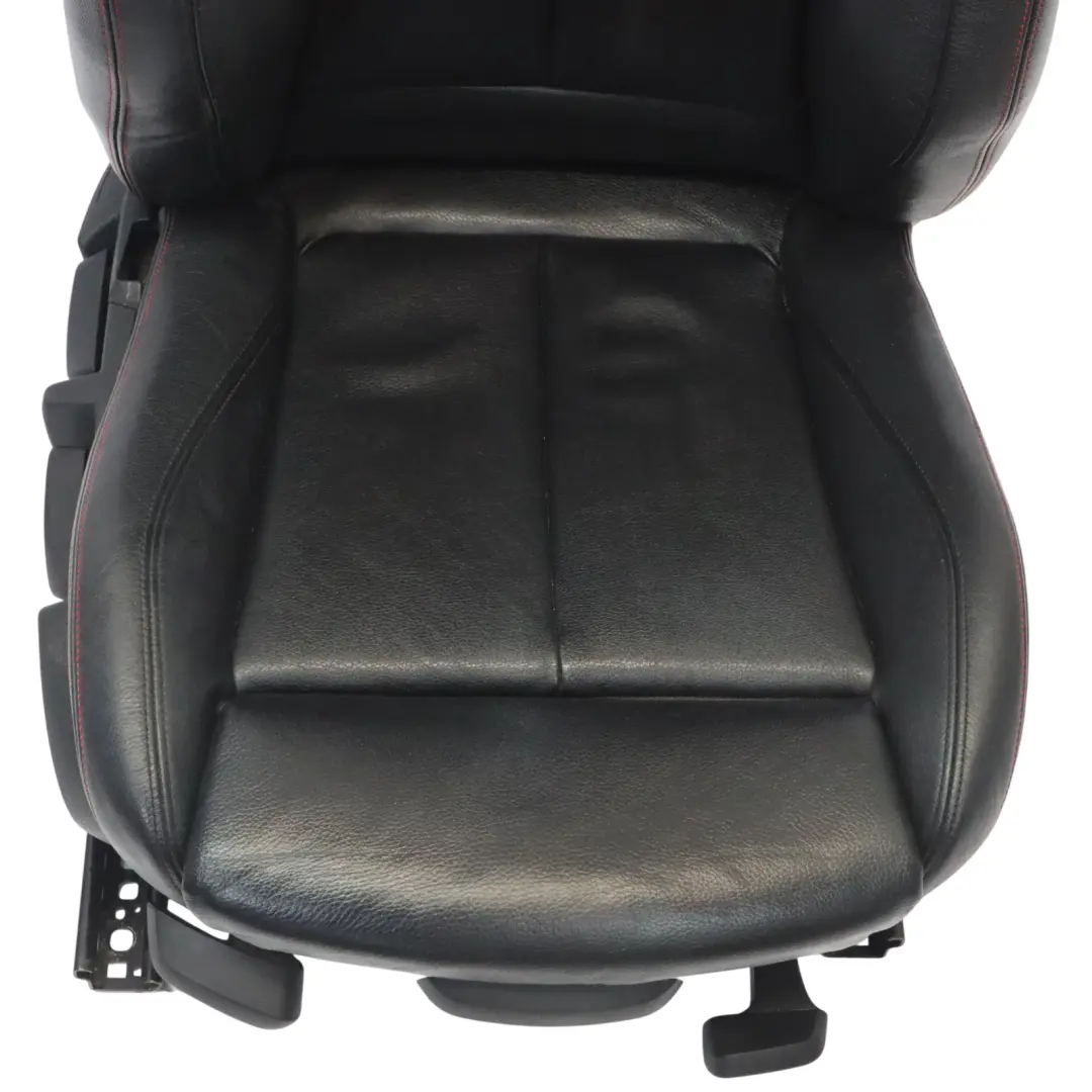 BMW F20 Sport Seat Front Right O/S Heated Leather Dakota Black With Red Accent - SKU 7295144-4 - Part number 7295144
